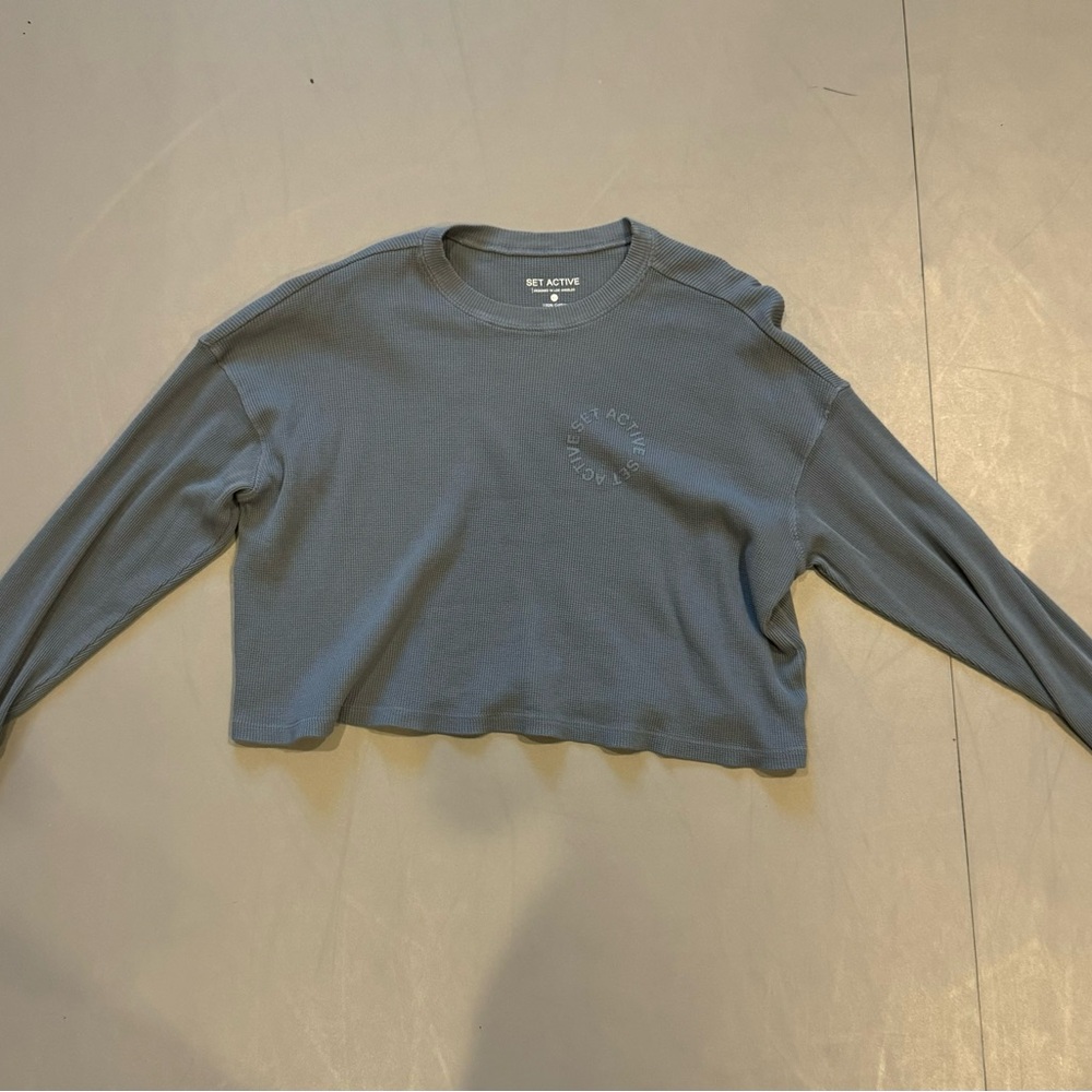 Cropped Thermal Set Active Long Sleeve